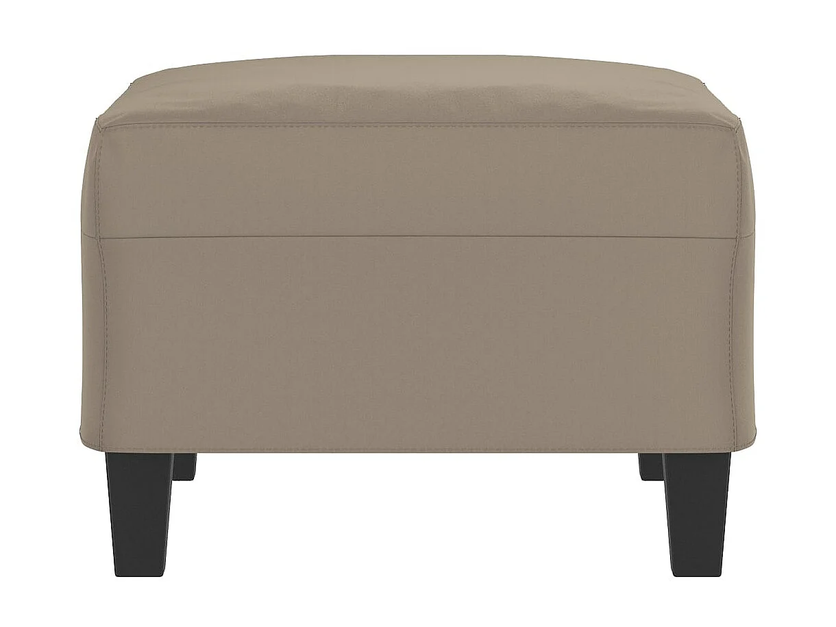 Repose-pied Taupe 70x55x41 cm Tissu microfibre LQF50003