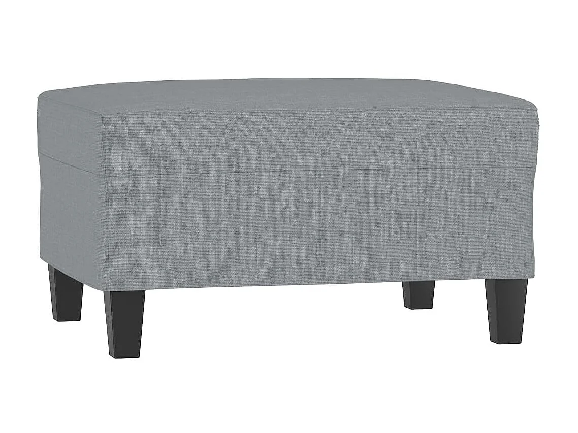 Repose-pied Gris clair 70x55x41 cm Tissu LQF72857