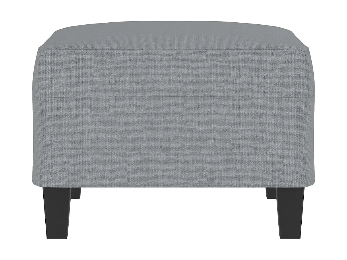 Repose-pied Gris clair 70x55x41 cm Tissu LQF72857