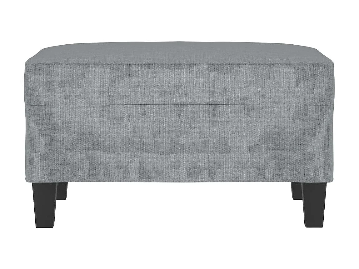 Repose-pied Gris clair 70x55x41 cm Tissu LQF72857