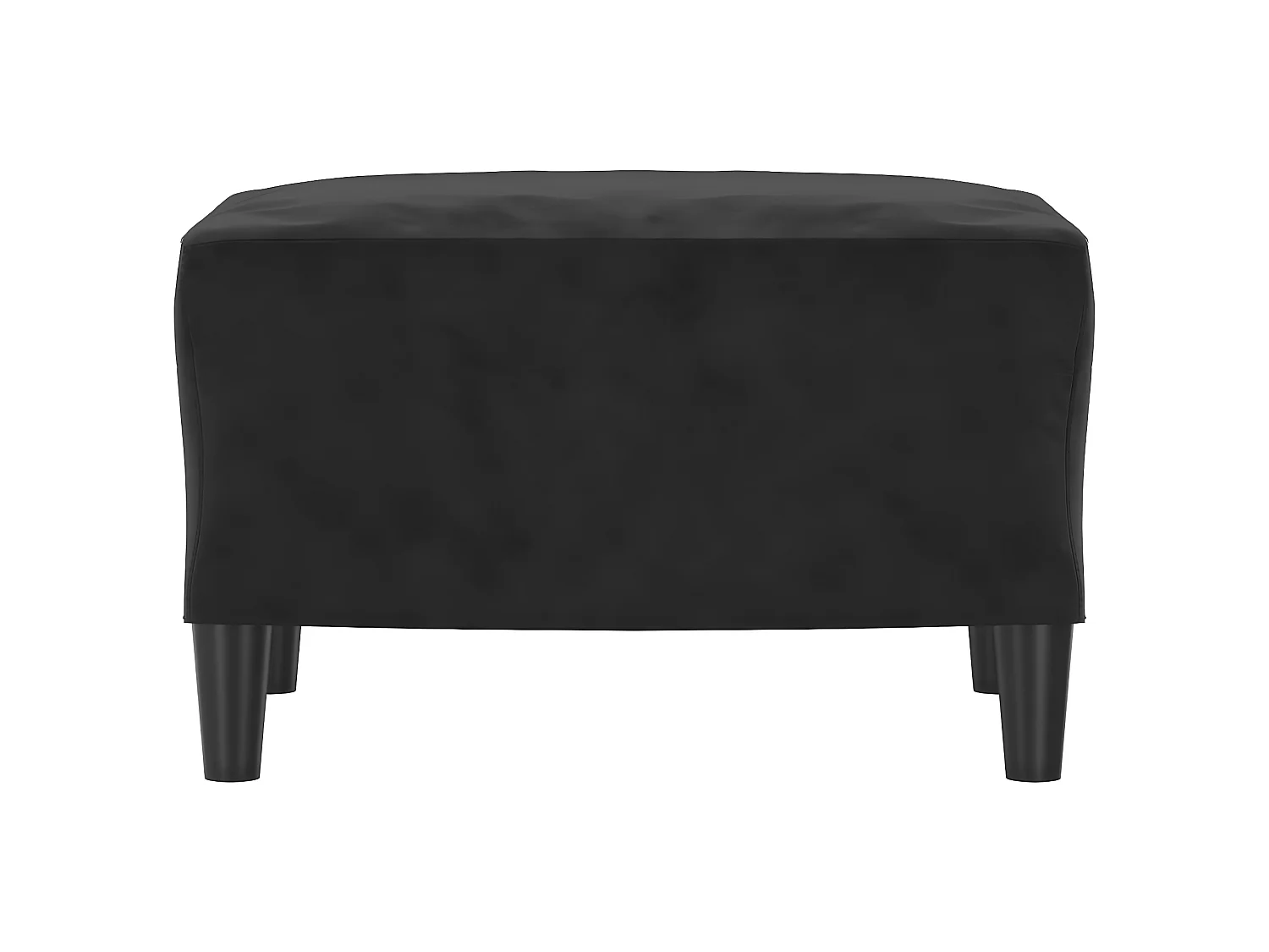 Apoio de pés 60x50x41 cm veludo preto PT912466