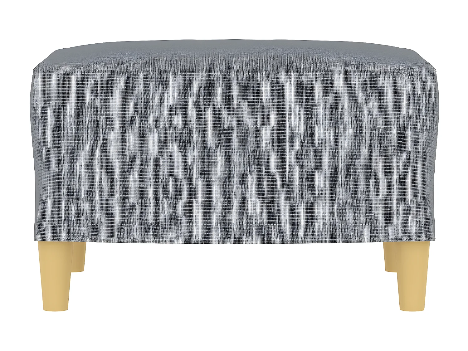 Repose-pied Gris clair 60x50x41 cm Tissu LQF29407