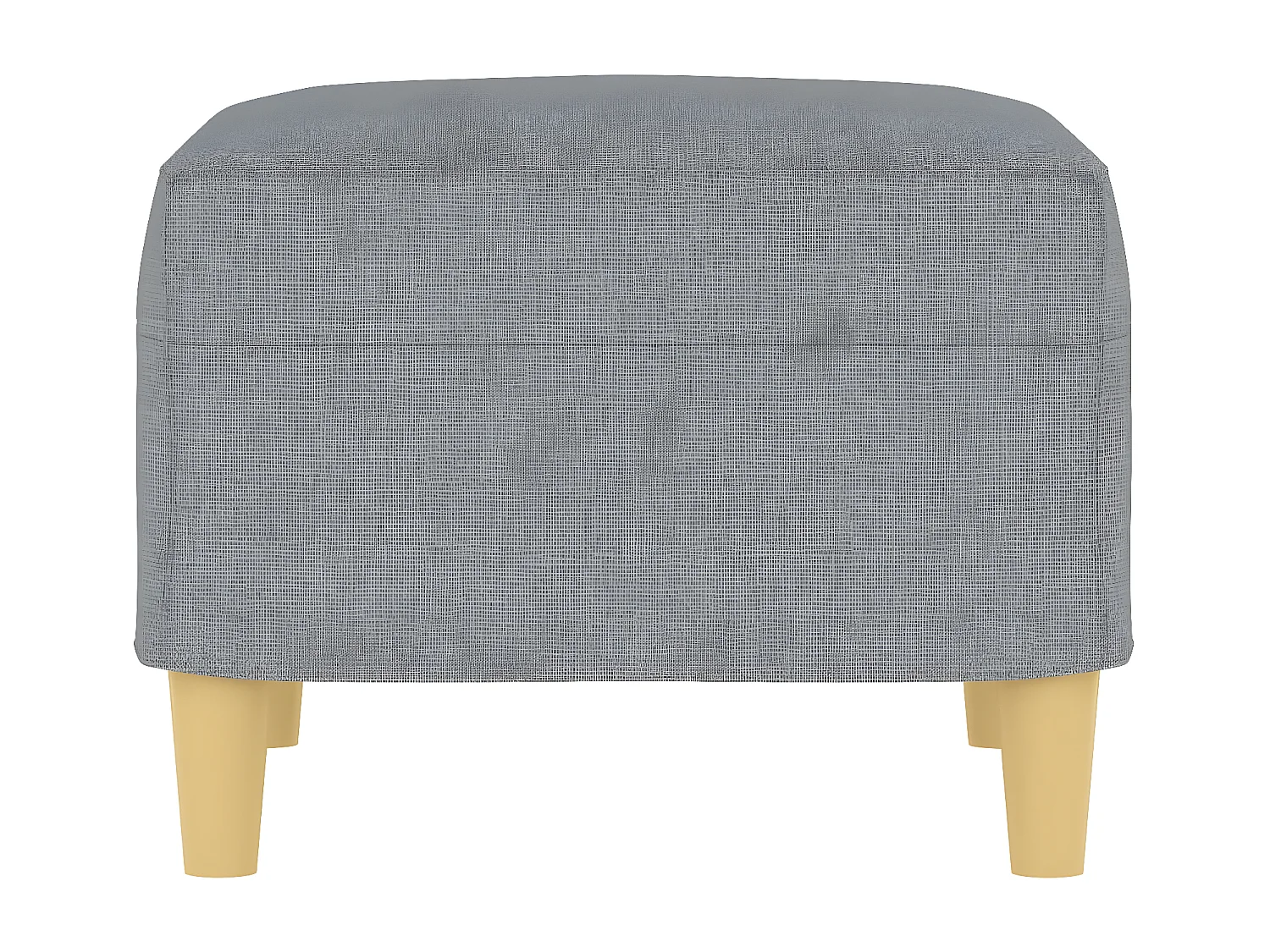 Repose-pied Gris clair 60x50x41 cm Tissu LQF29407