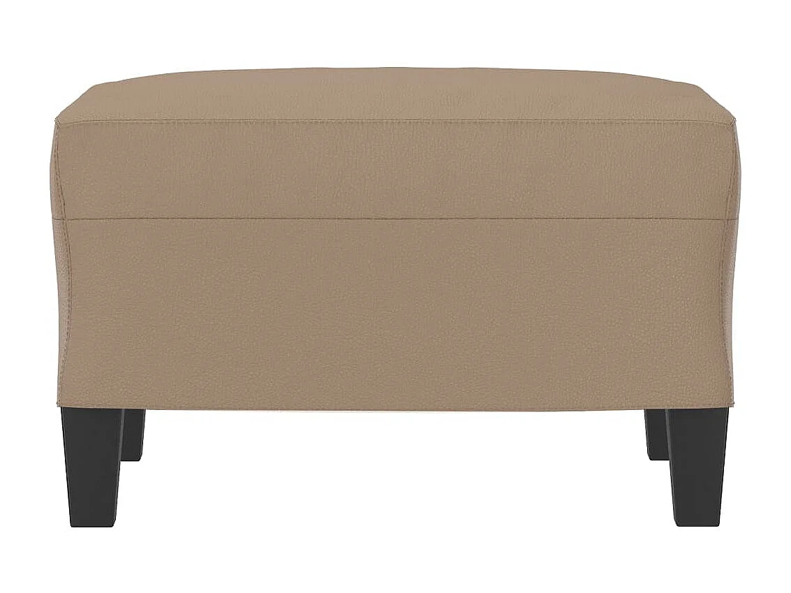 Voetenbank 60x50x41 cm kunstleer cappuccino NL868799