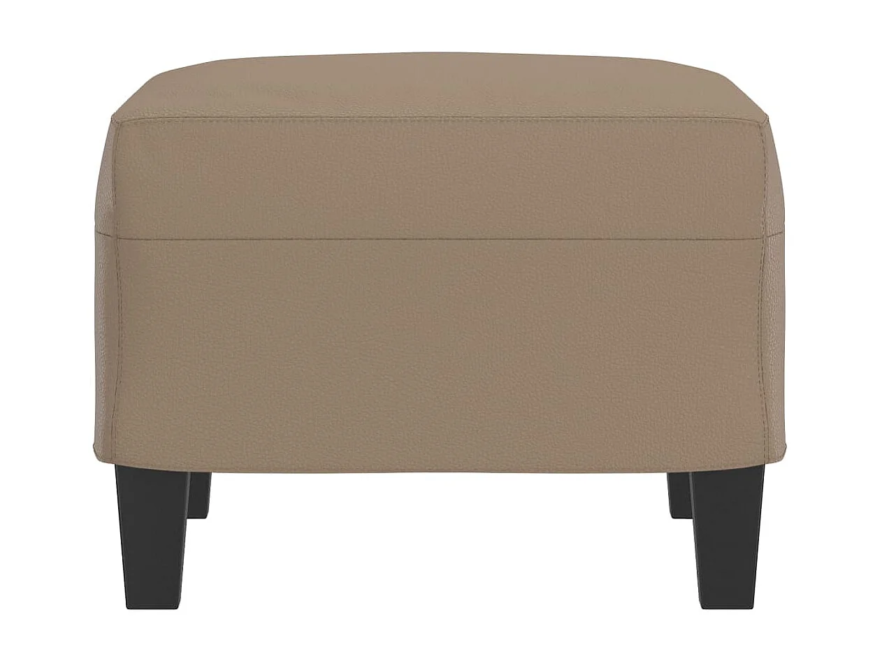 Voetenbank 60x50x41 cm kunstleer cappuccino NL868799