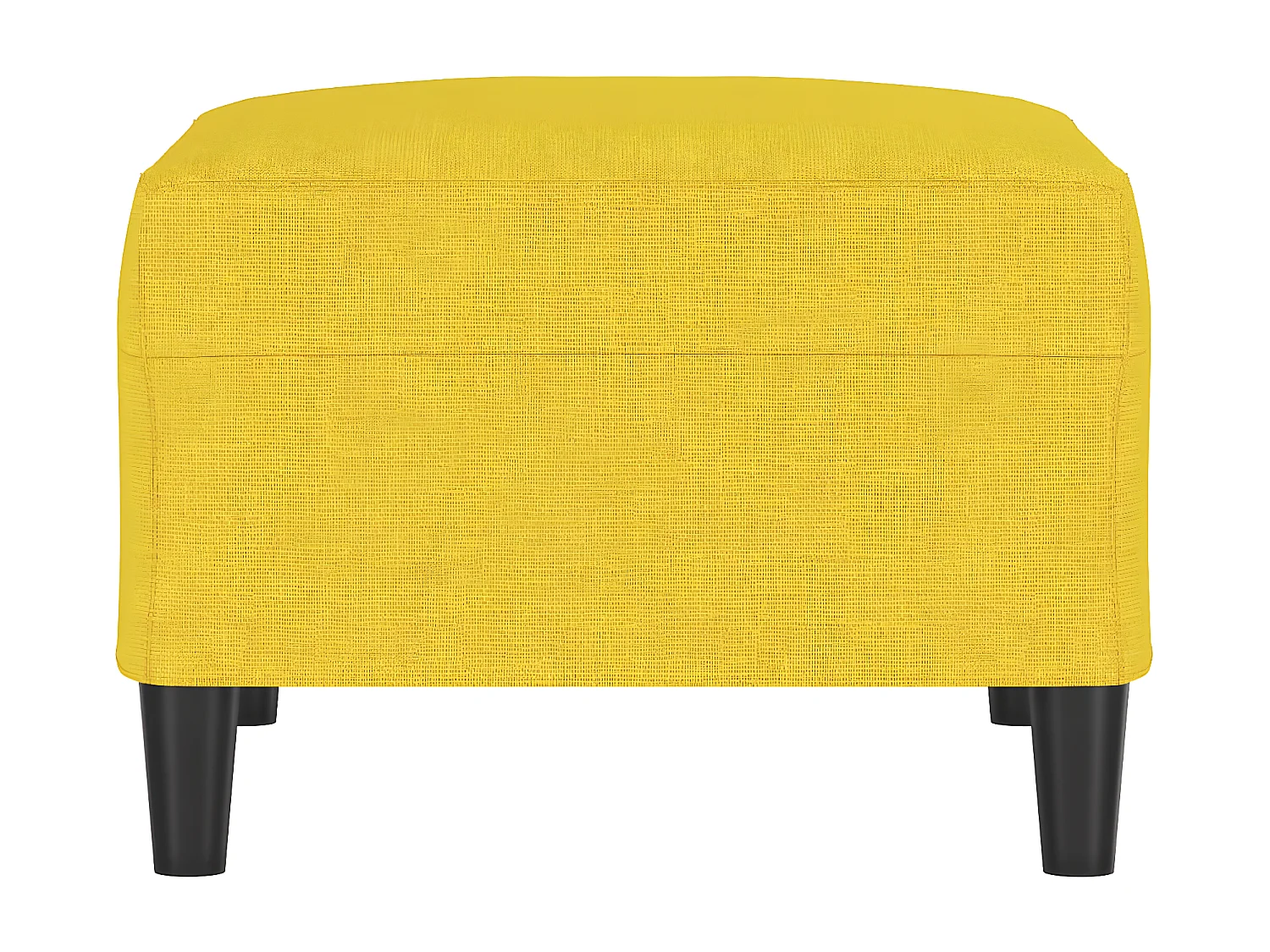 Repose-pied Jaune clair 70x55x41 cm Tissu LQF36388