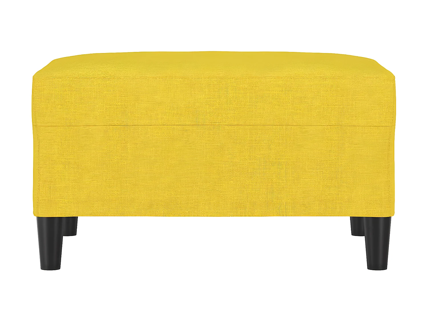 Repose-pied Jaune clair 70x55x41 cm Tissu LQF36388