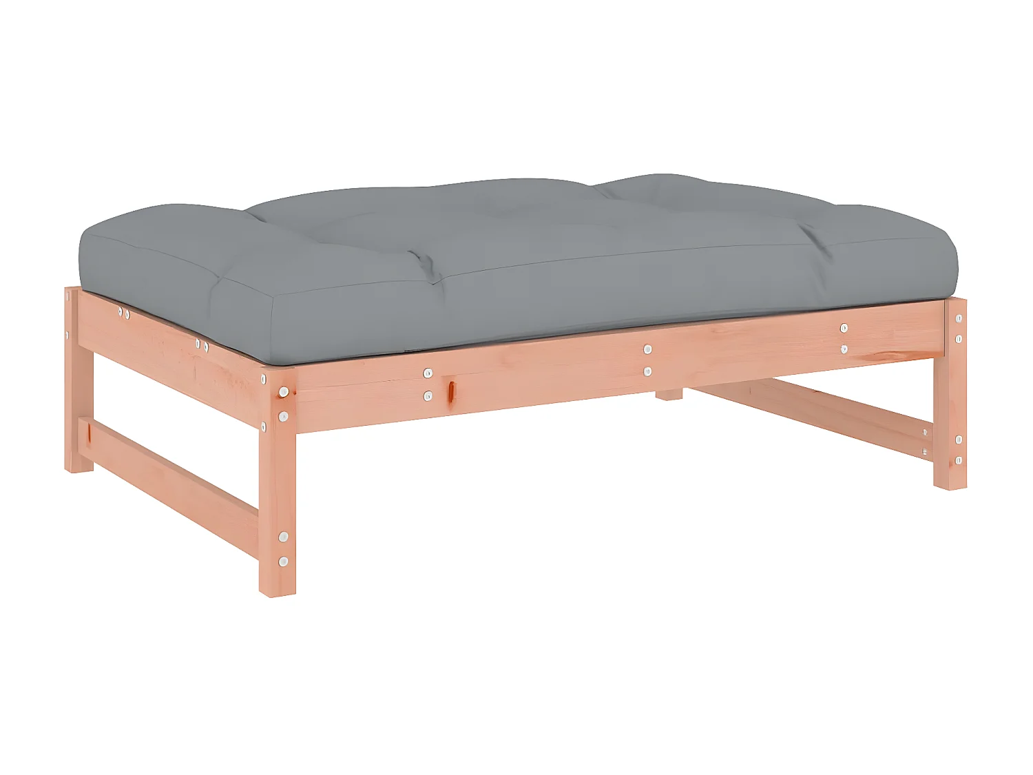 Repose-pied de jardin 120x80 cm massif de douglas LQF31312