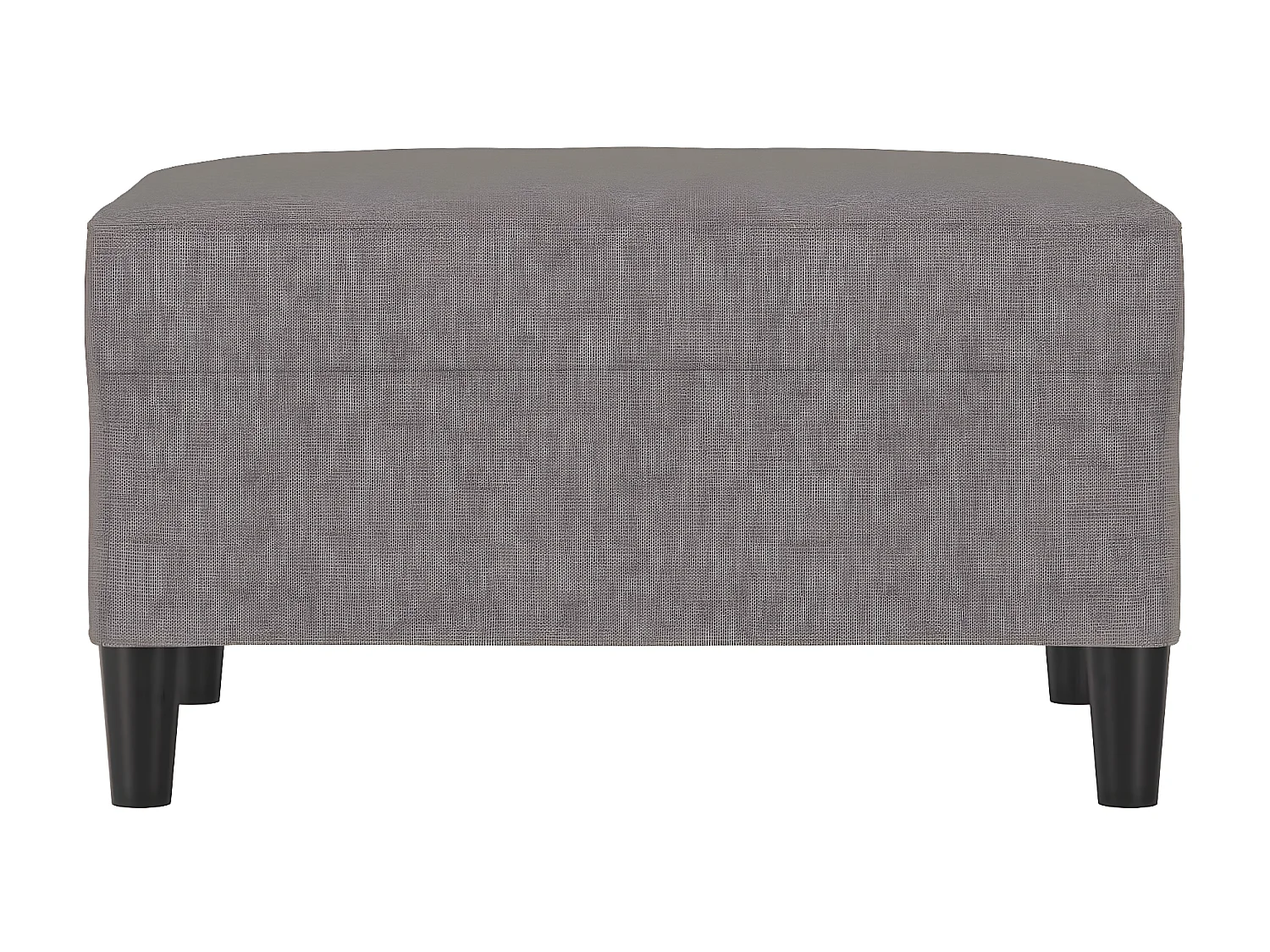 Reposapiés de tela gris taupe 70x55x41 cm ES590336