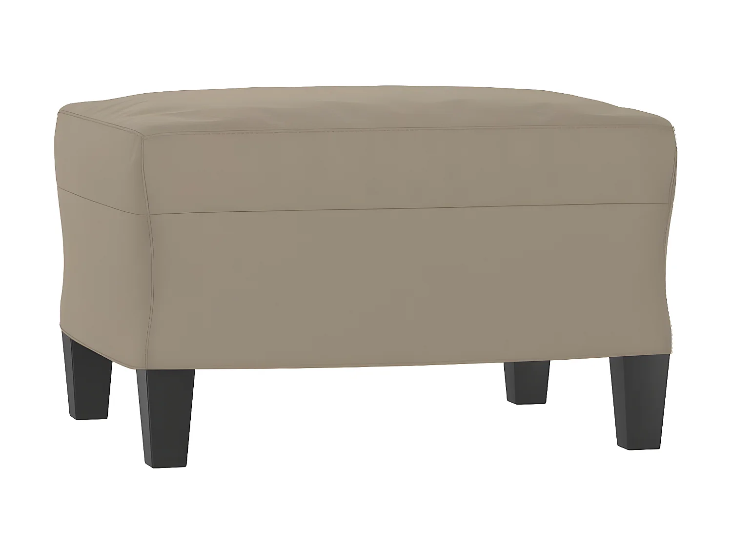 Repose-pied Taupe 60x50x41 cm Tissu microfibre LQF43732