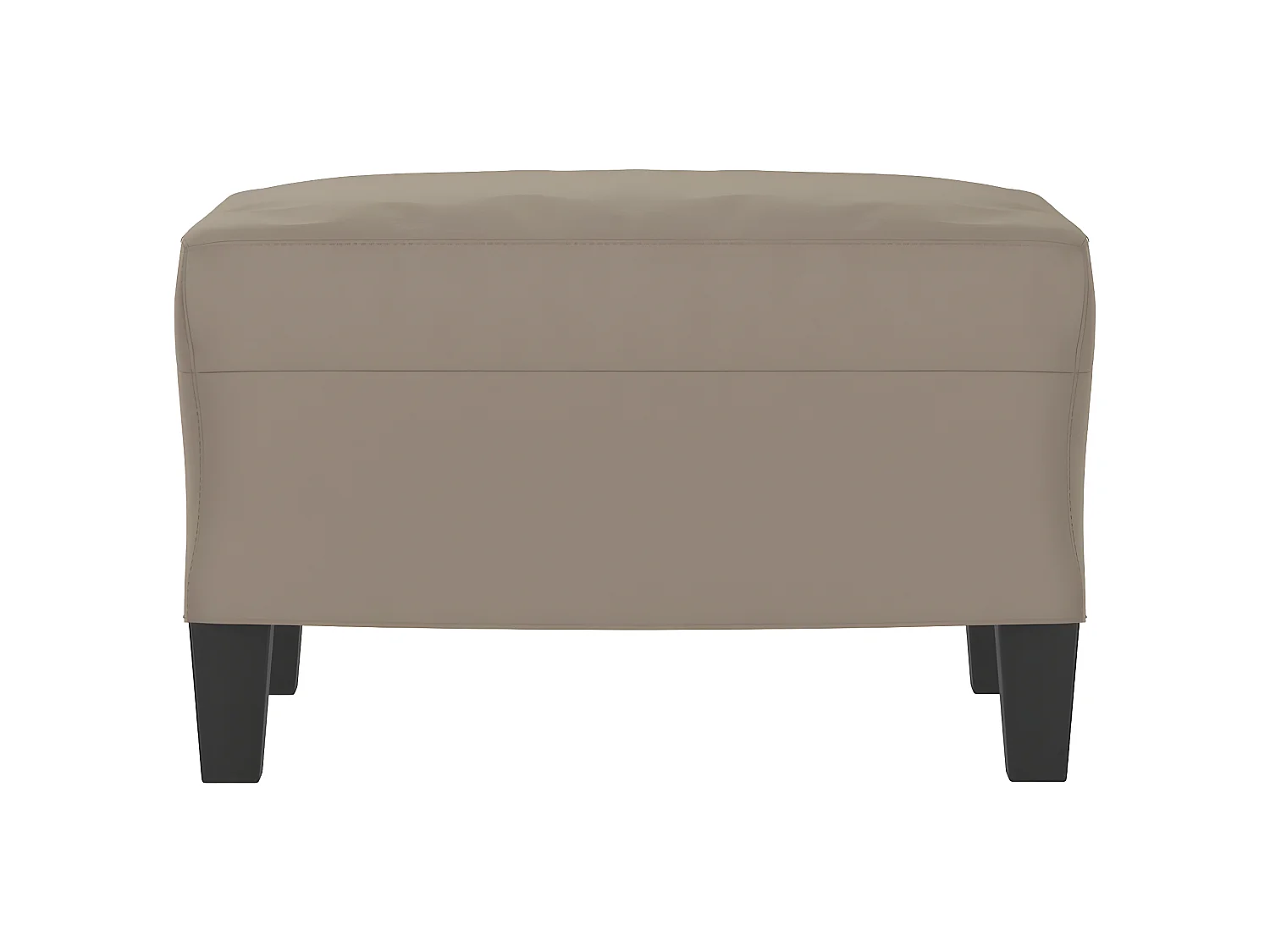 Repose-pied Taupe 60x50x41 cm Tissu microfibre LQF43732