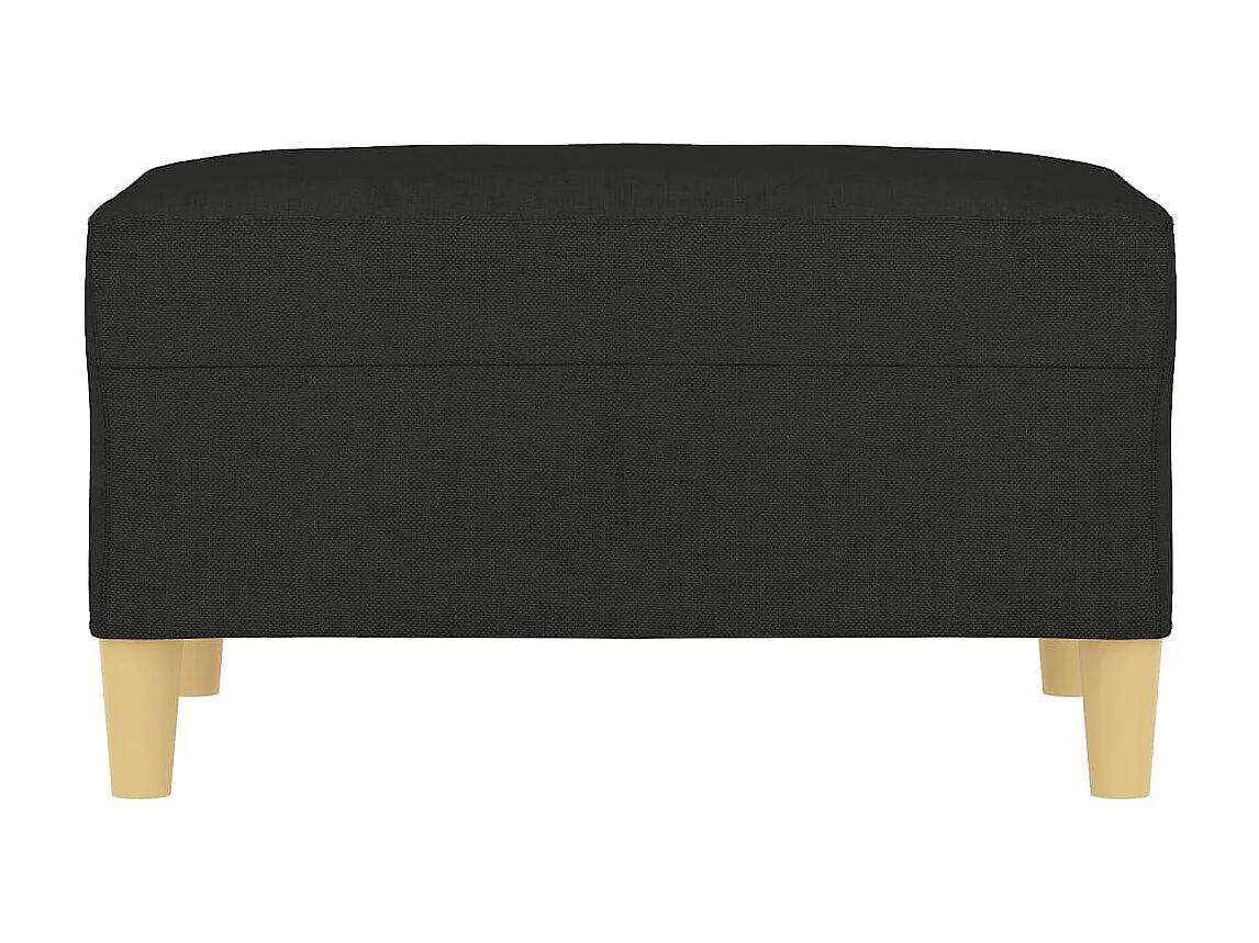 Apoio de pés 70x55x41 cm tecido preto PT848186