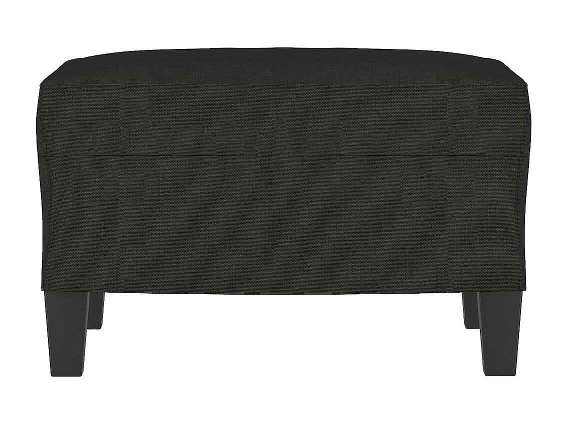 Apoio de pés 60x50x41 cm tecido preto PT974426