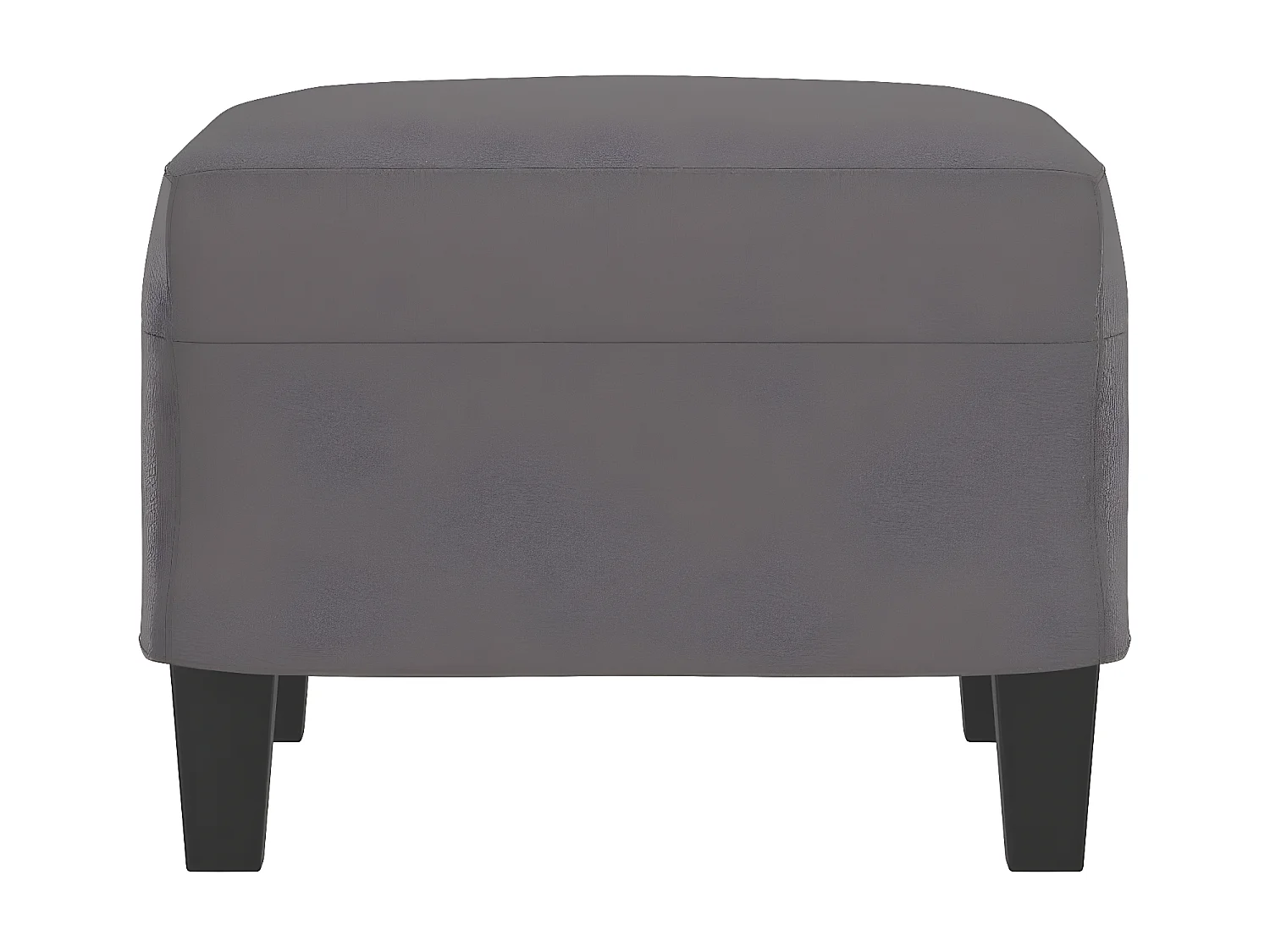 Repose-pied Gris 60x50x41 cm Similicuir LQF56100