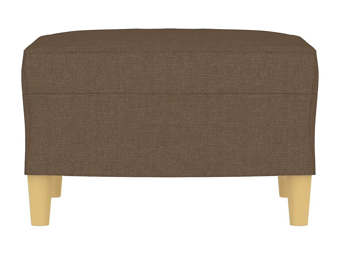 Repose-pied Marron 60x50x41 cm Tissu LQF61590