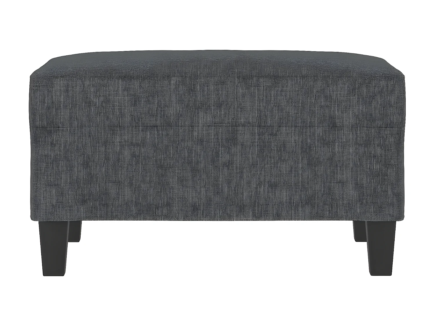 Repose-pied Gris foncé 70x55x41 cm Tissu LQF98155