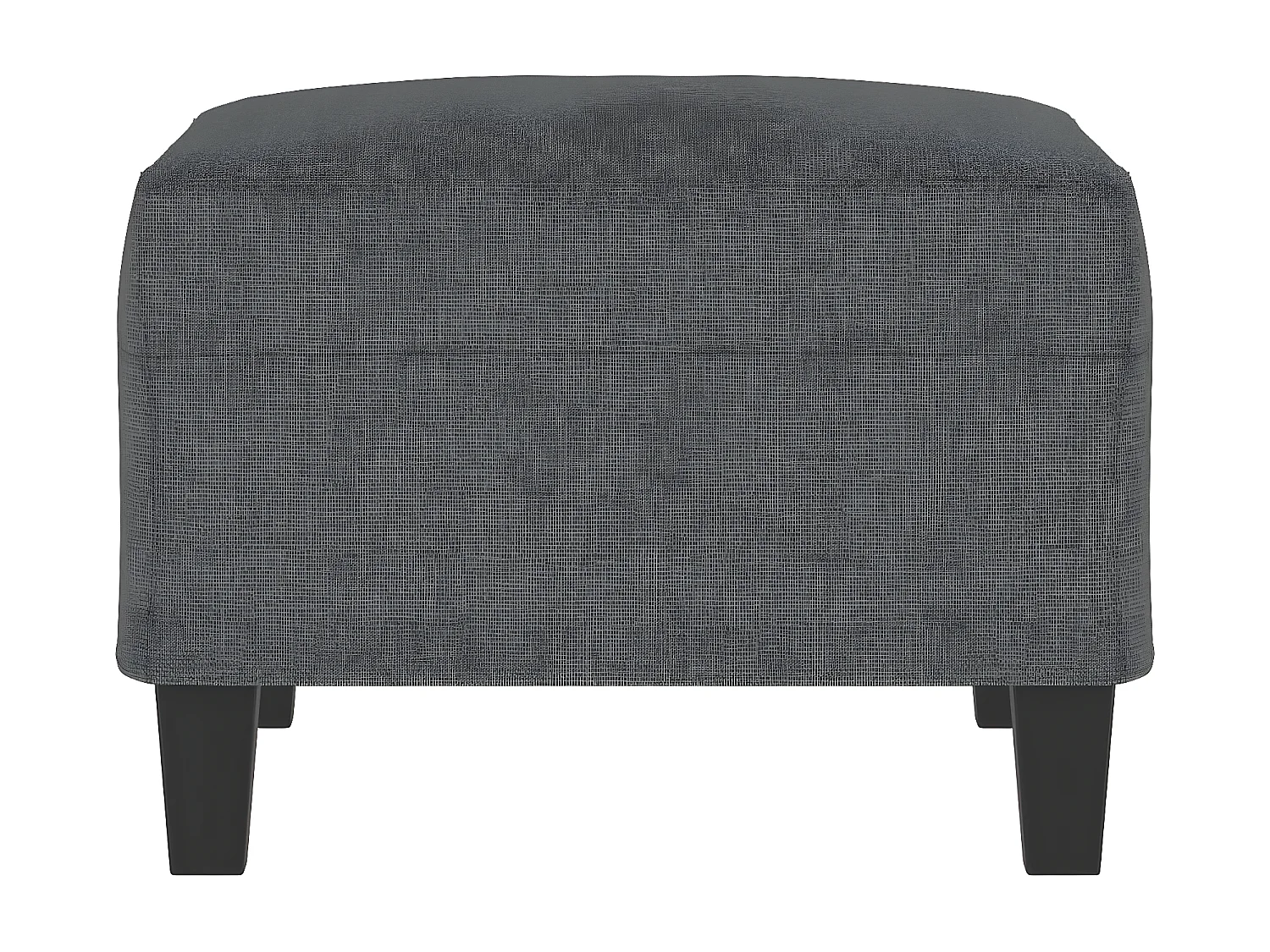 Repose-pied Gris foncé 70x55x41 cm Tissu LQF98155