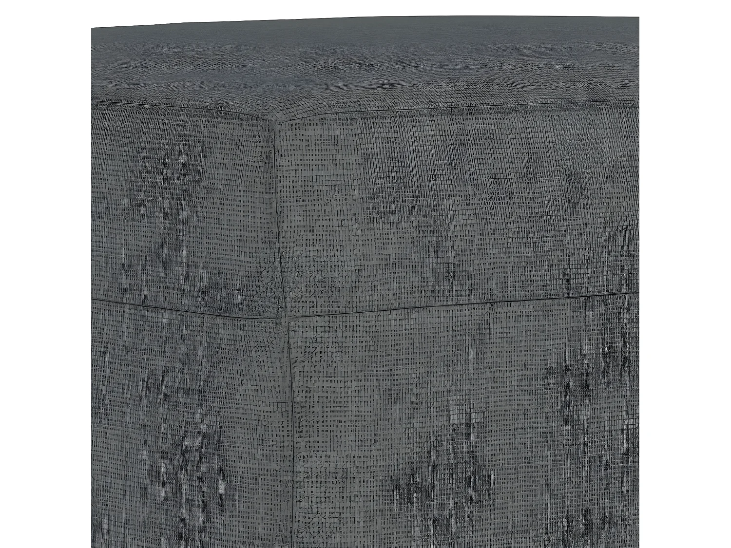 Repose-pied Gris foncé 70x55x41 cm Tissu LQF98155