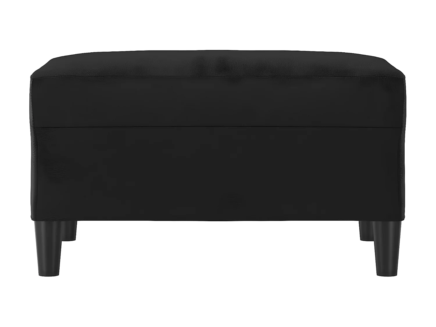 Repose-pied Noir 70x55x41 cm Similicuir LQF71498