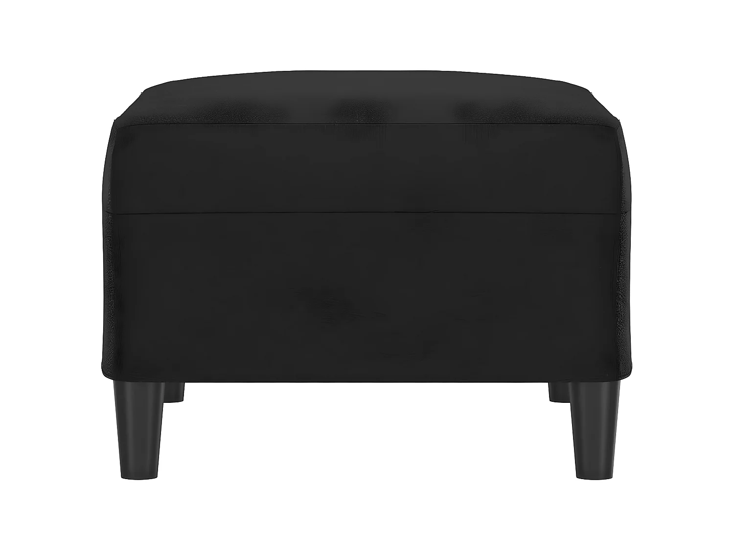 Repose-pied Noir 70x55x41 cm Similicuir LQF71498