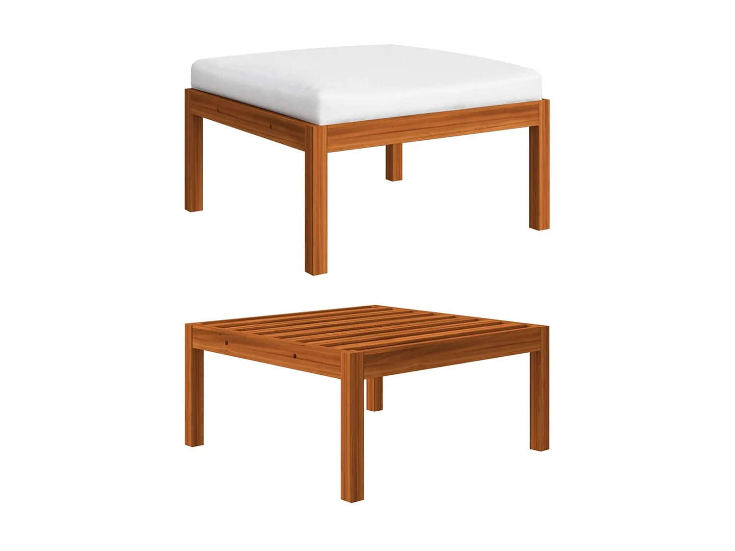 Canapé de jardin avec coussin Bois d'acacia massif LQF85238