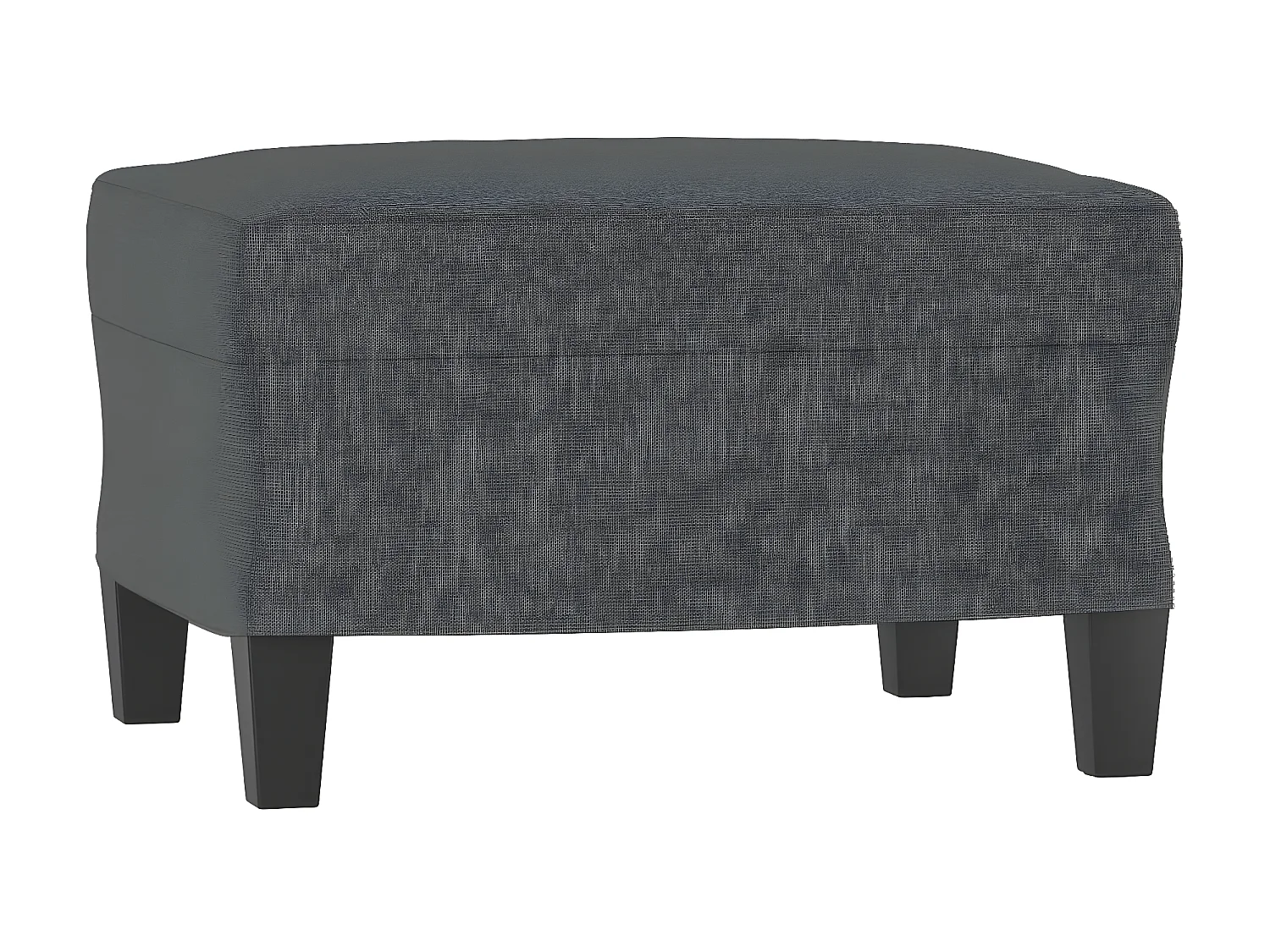 Repose-pied Gris foncé 60x50x41 cm Tissu LQF25515