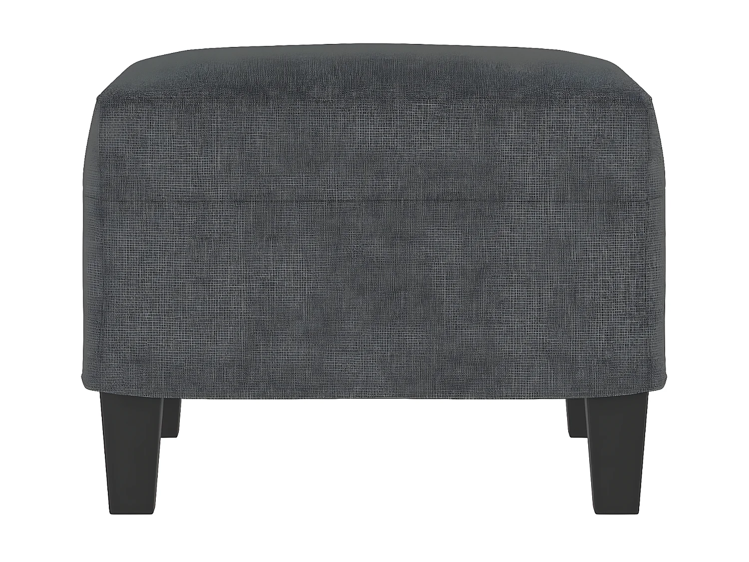 Repose-pied Gris foncé 60x50x41 cm Tissu LQF25515