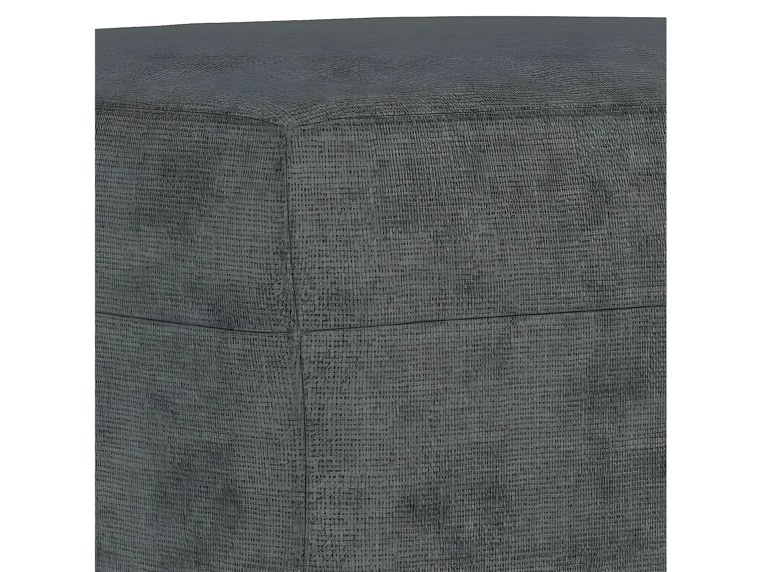 Repose-pied Gris foncé 60x50x41 cm Tissu LQF25515