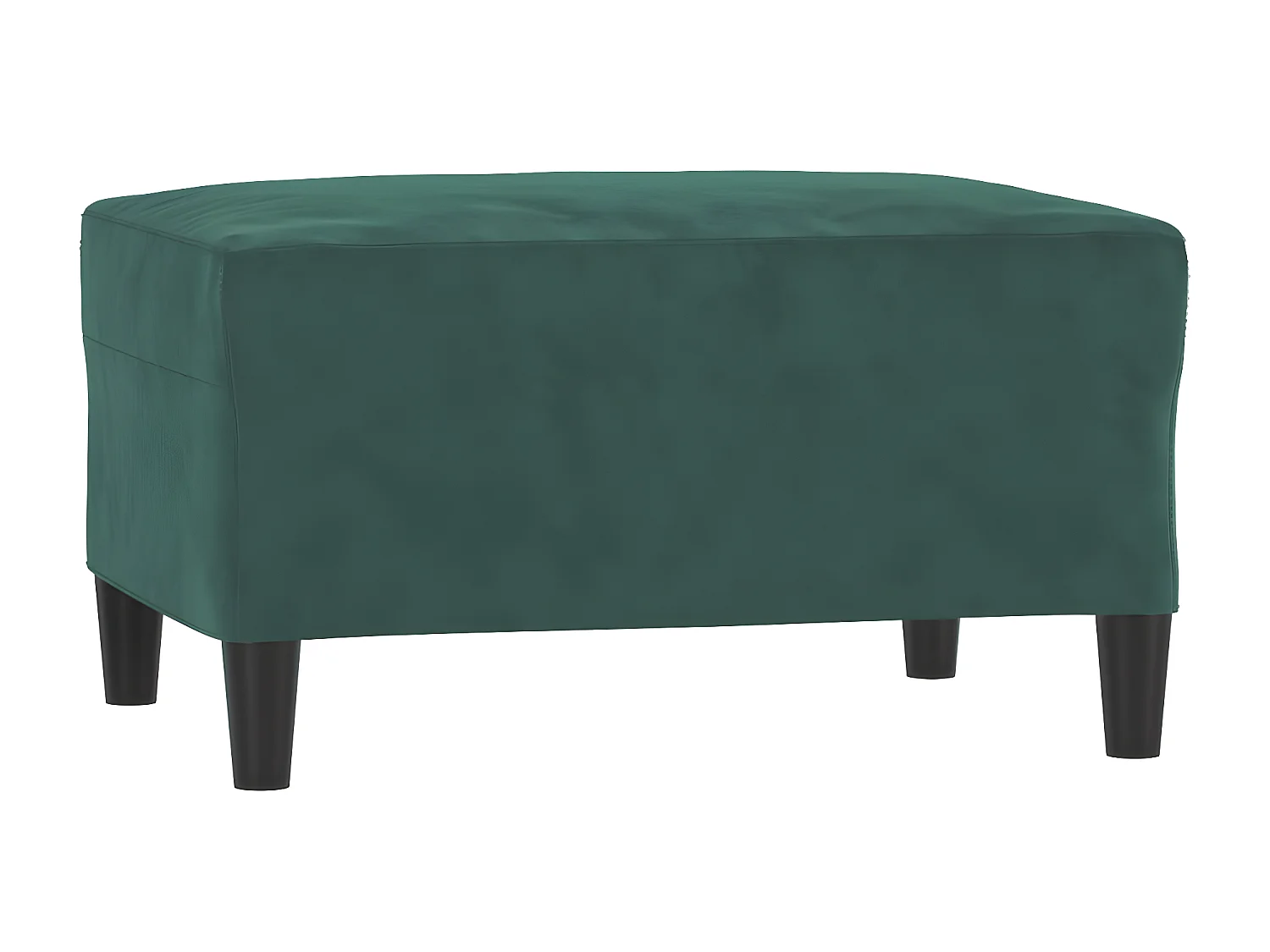 Repose-pied Vert foncé 70x55x41 cm Velours LQF72134