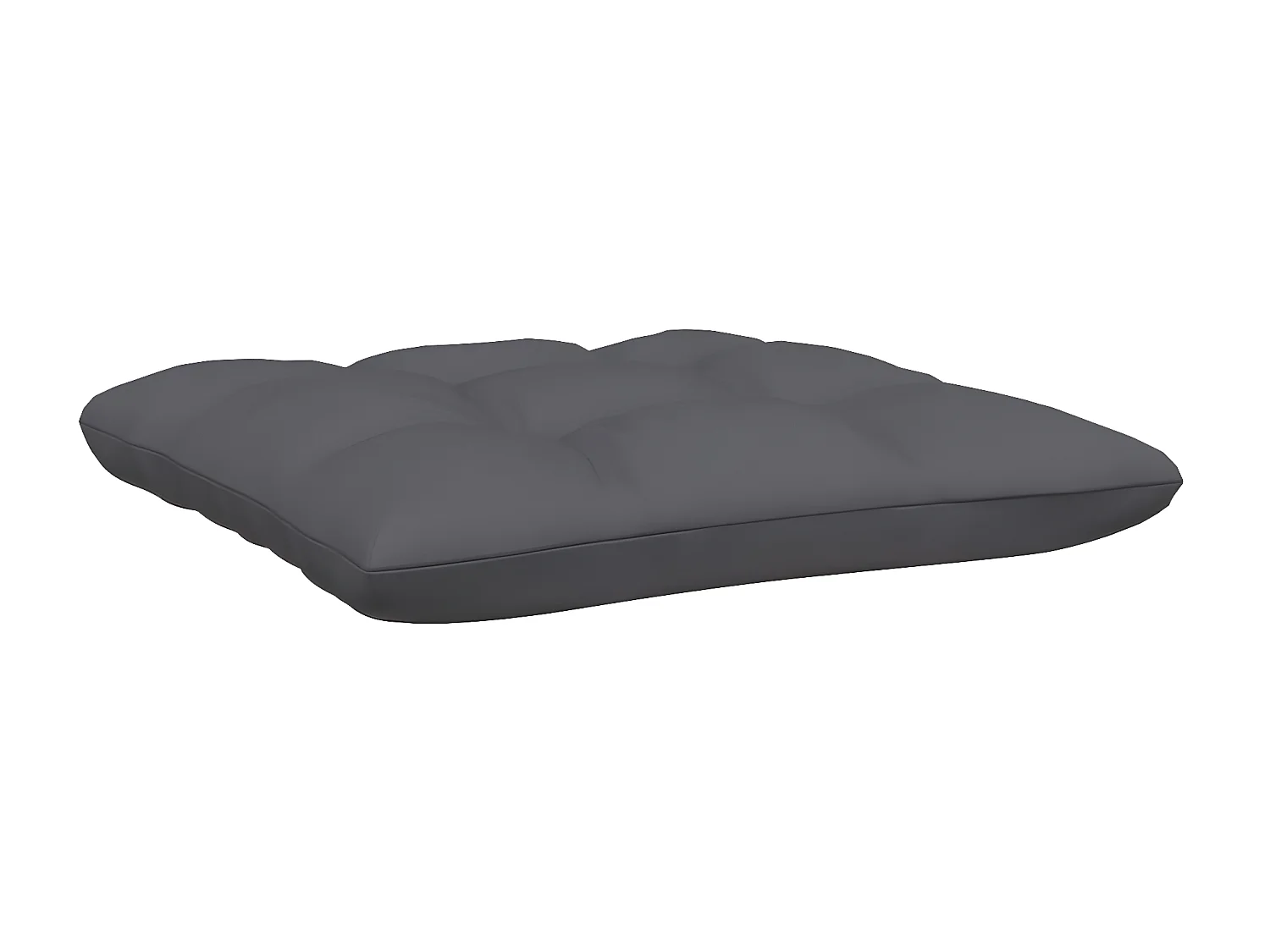 Canapé de jardin avec coussin anthracite Bois de pin Noir LQF17153