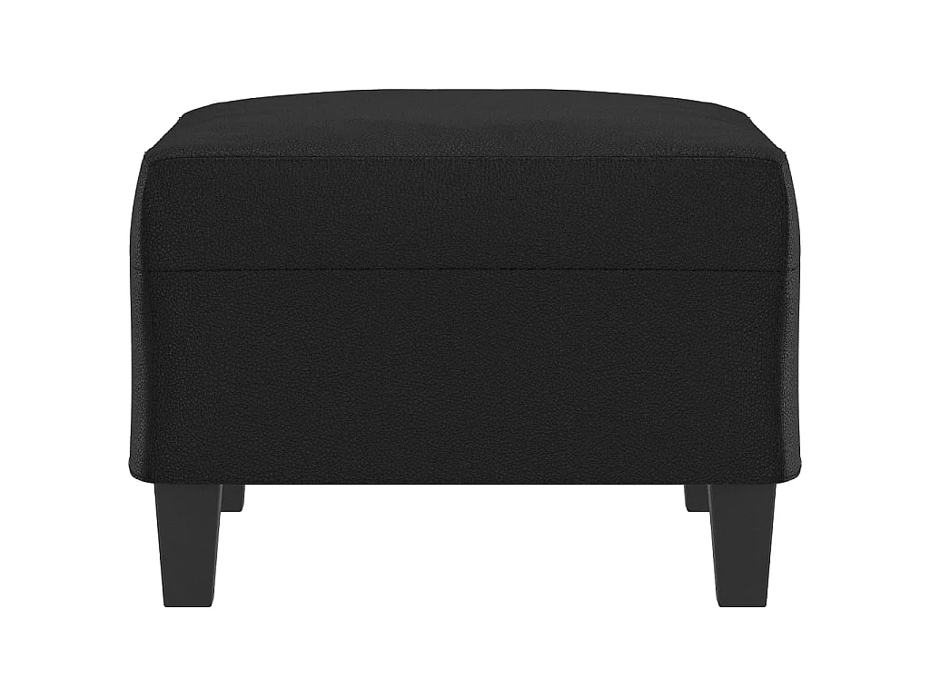 Repose-pied Noir 70x55x41 cm Similicuir LQF21301