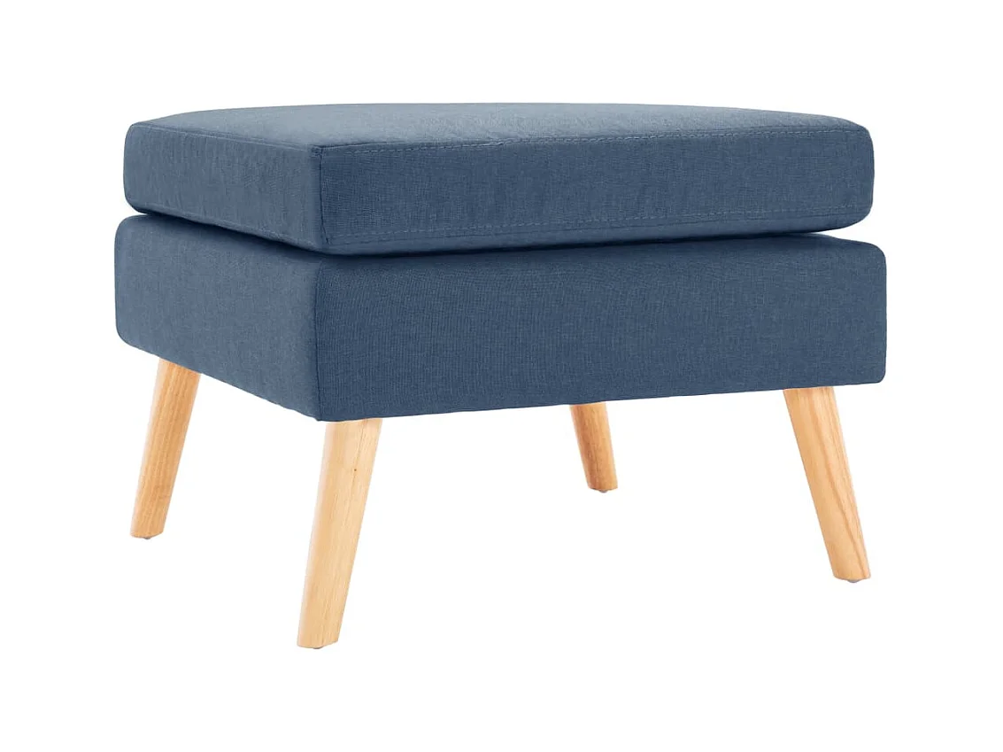 Repose-pied Bleu Tissu LQF33327