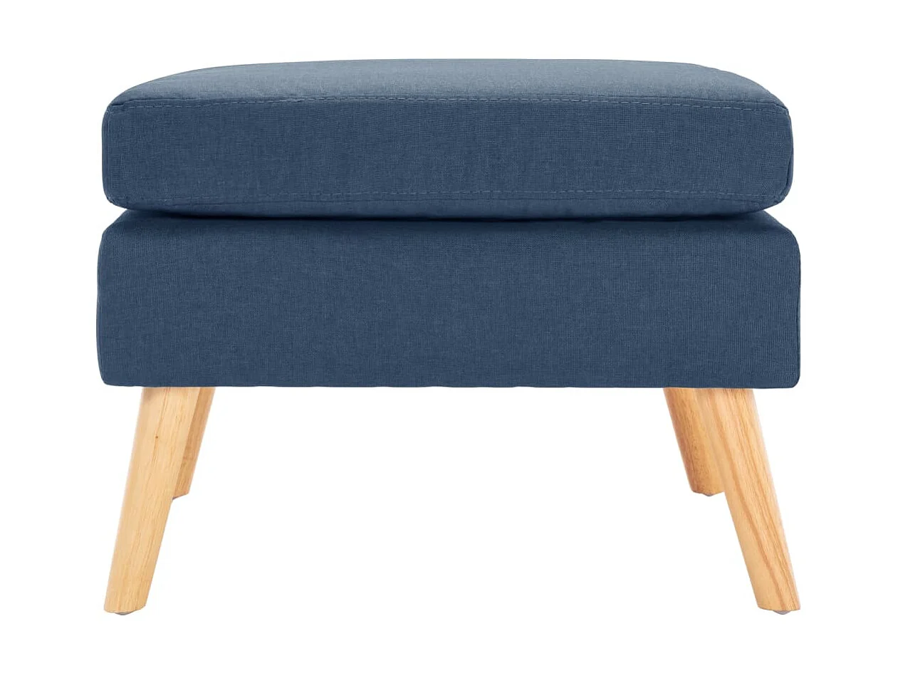 Reposapiés de tela azul ES39128