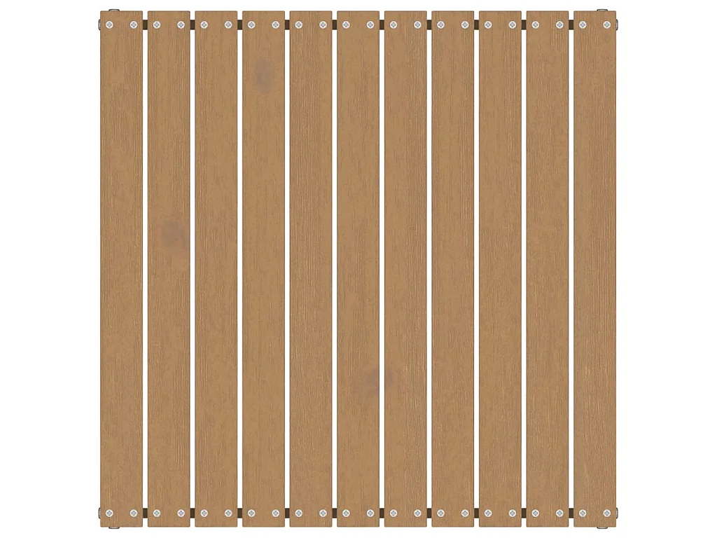 Tuinvoetenbank 70x70x30 cm massief grenenhout honingbruin NL167710