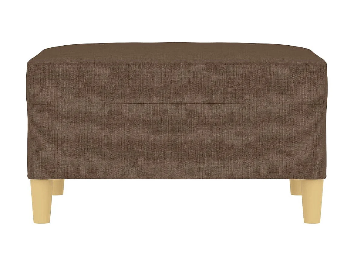 Repose-pied Marron 70x55x41 cm Tissu LQF61992