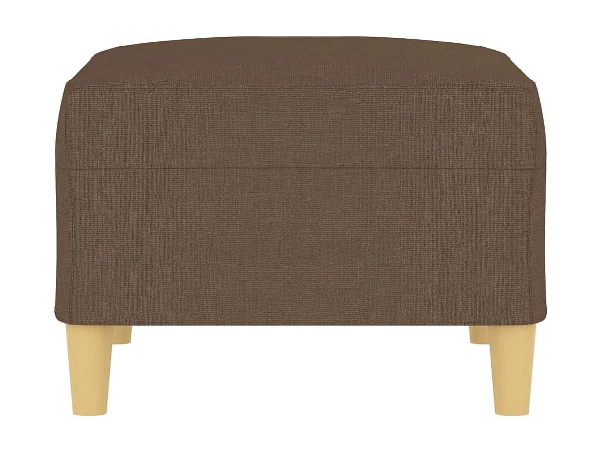 Repose-pied Marron 70x55x41 cm Tissu LQF61992