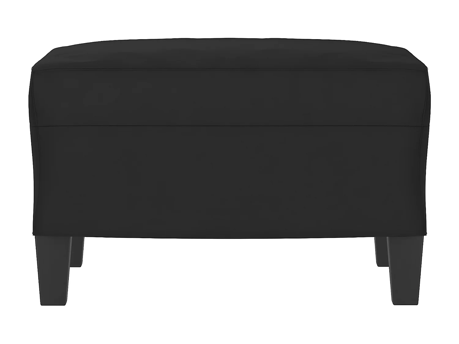 Repose-pied Noir 60x50x41 cm Tissu microfibre LQF25035