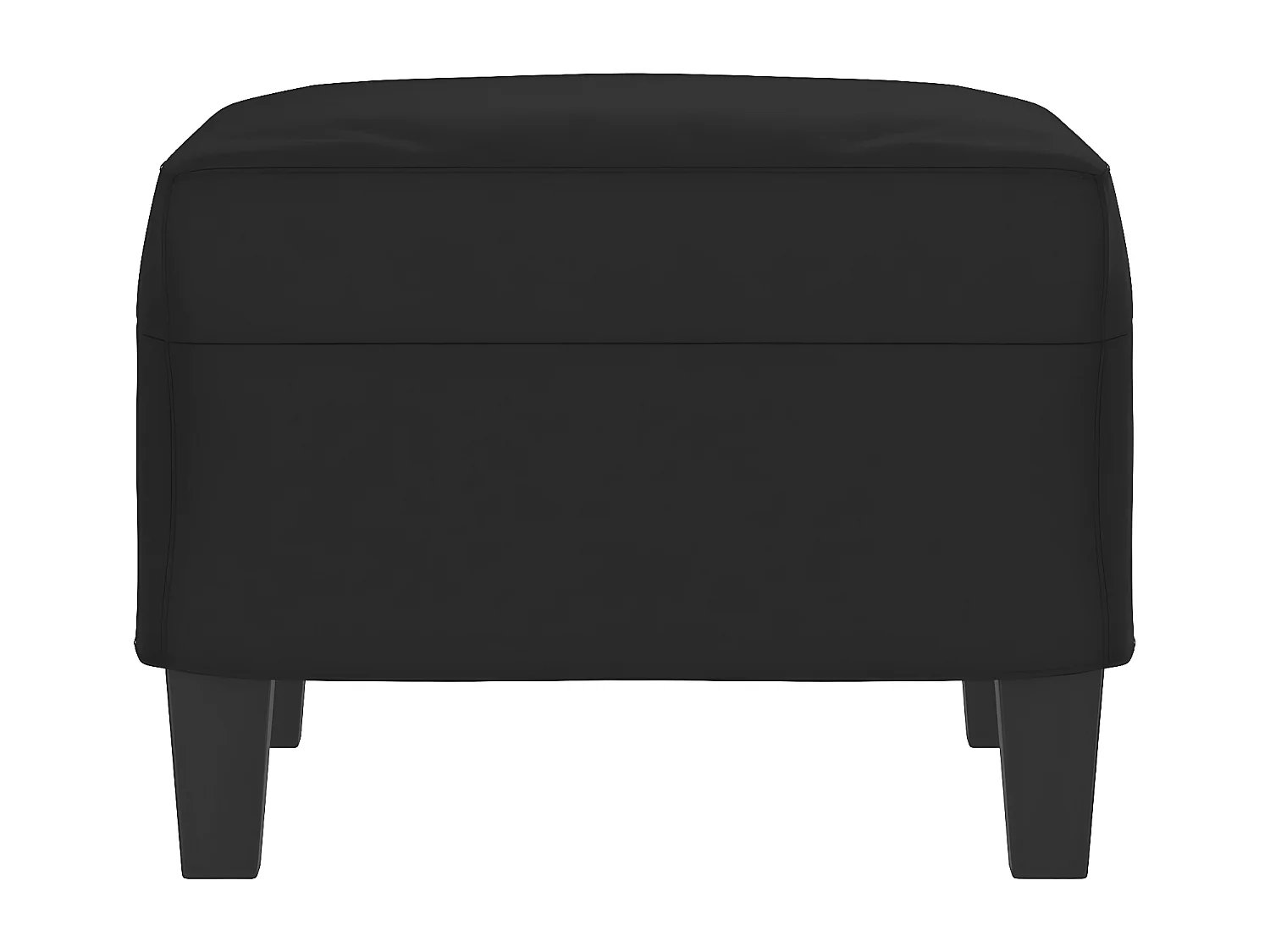 Repose-pied Noir 60x50x41 cm Tissu microfibre LQF25035