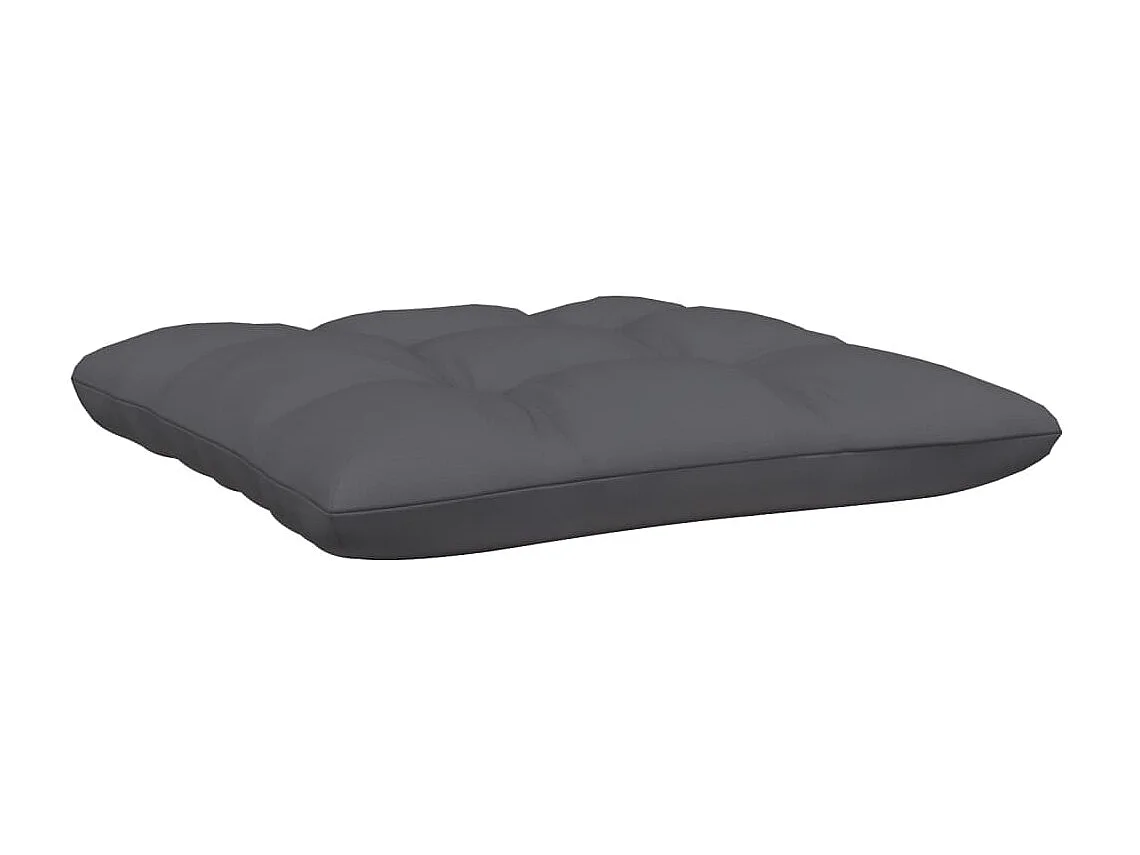 Canapé de jardin avec coussin anthracite Bois de pin blanc LQF99986