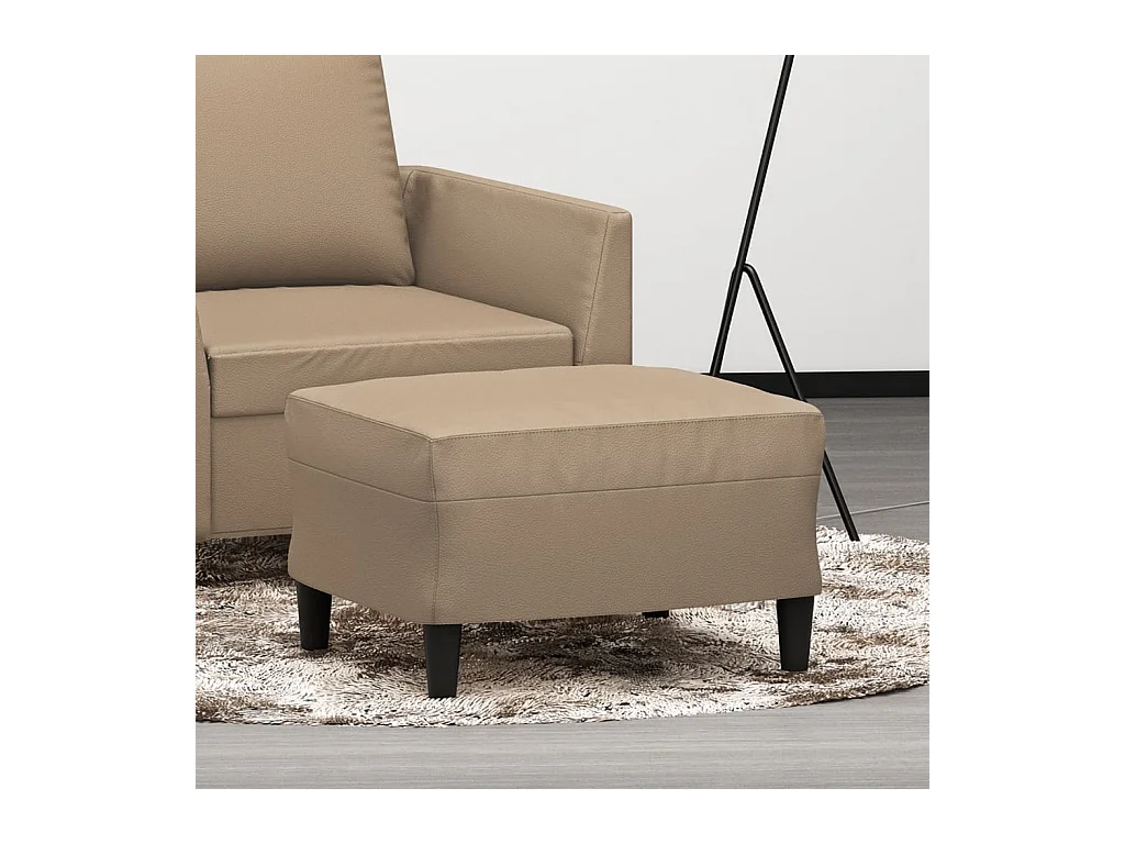 Repose-pied Cappuccino 60x50x41 cm Similicuir LQF36030