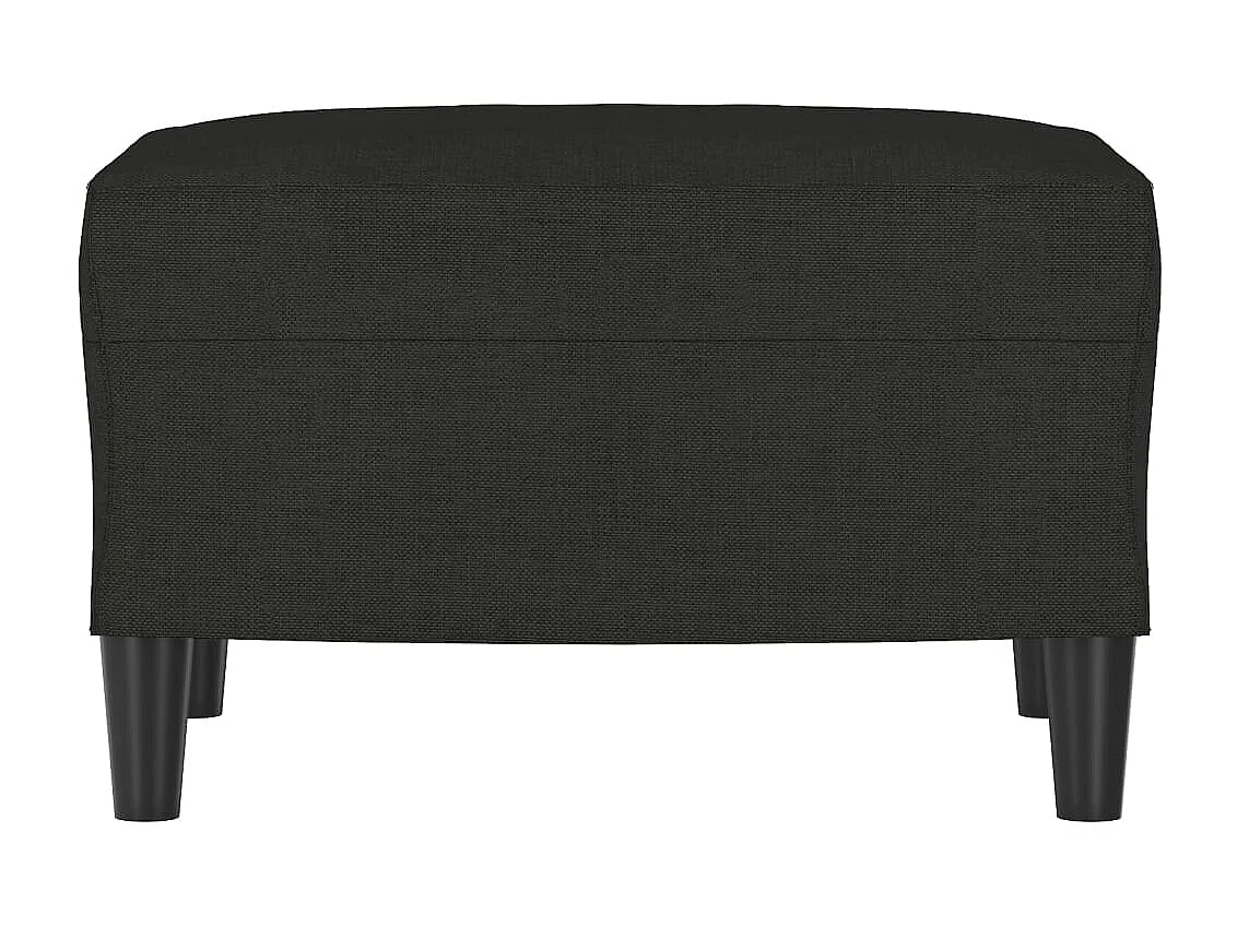 Repose-pied Noir 60x50x41 cm Tissu LQF32437