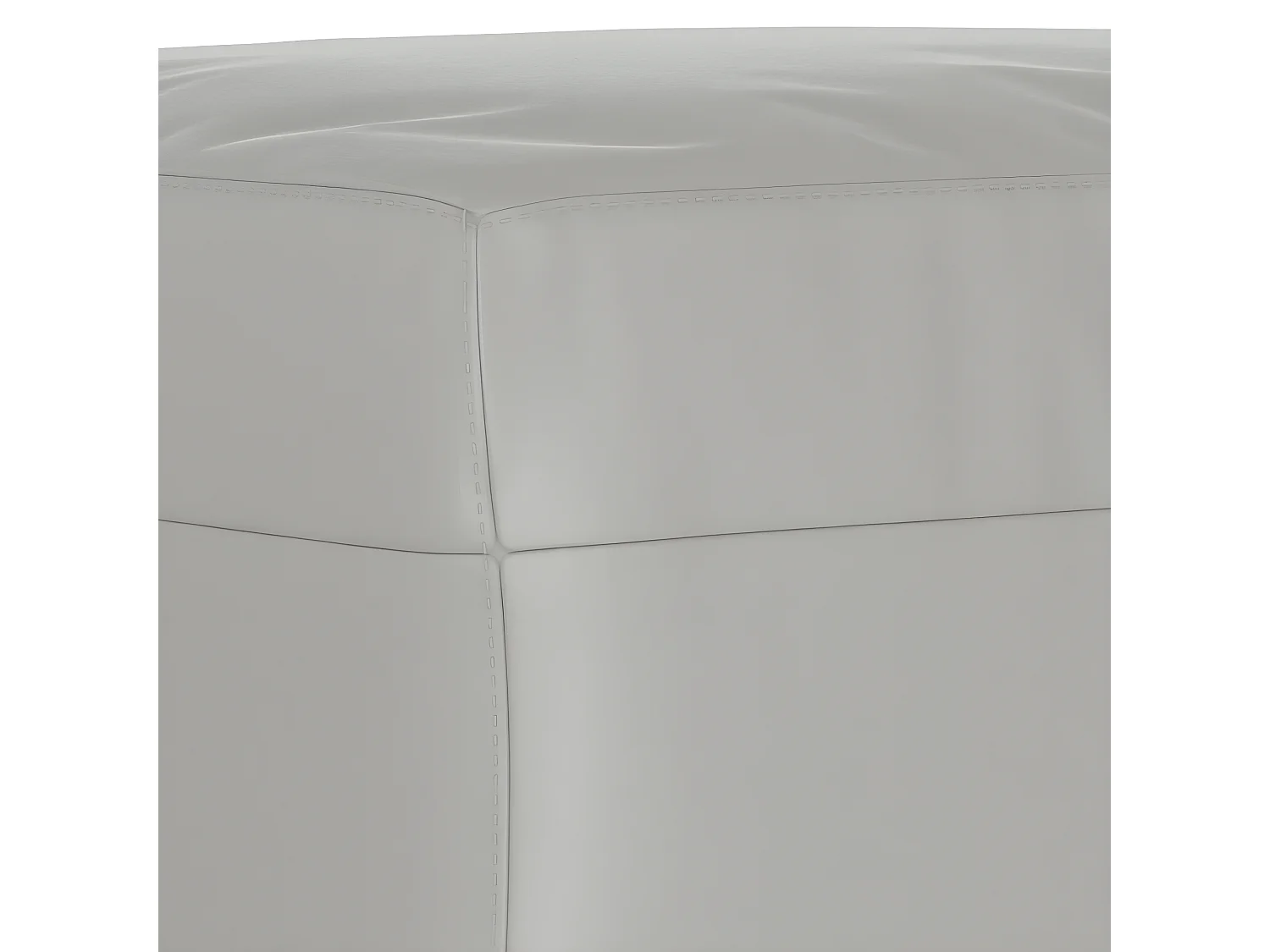 Repose-pied Gris clair 60x50x41 cm Tissu microfibre LQF83934