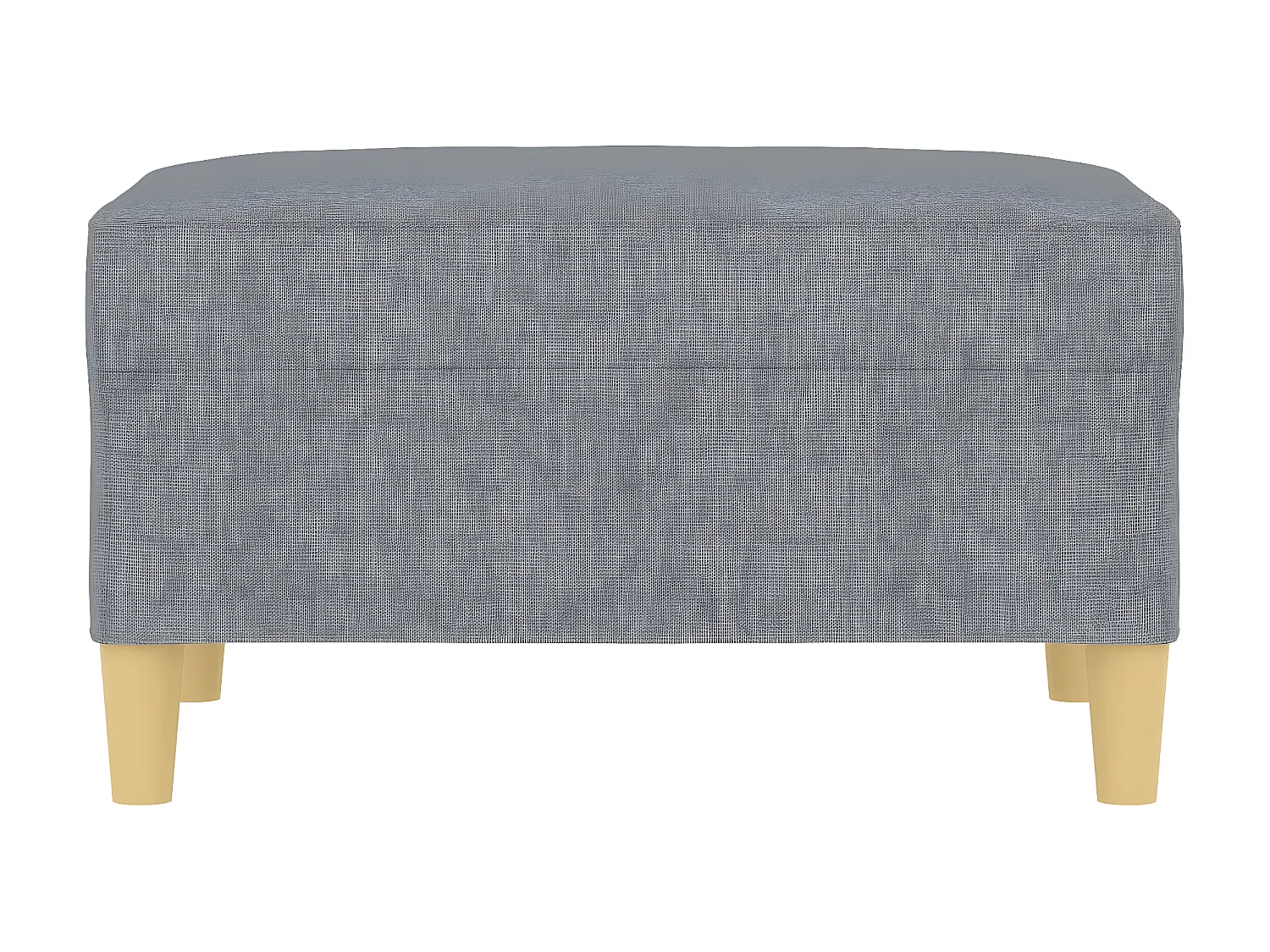 Repose-pied Gris clair 70x55x41 cm Tissu LQF56105