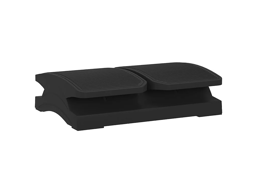 Reposapiés negro 43,5x32,5x10,5 cm ES84686