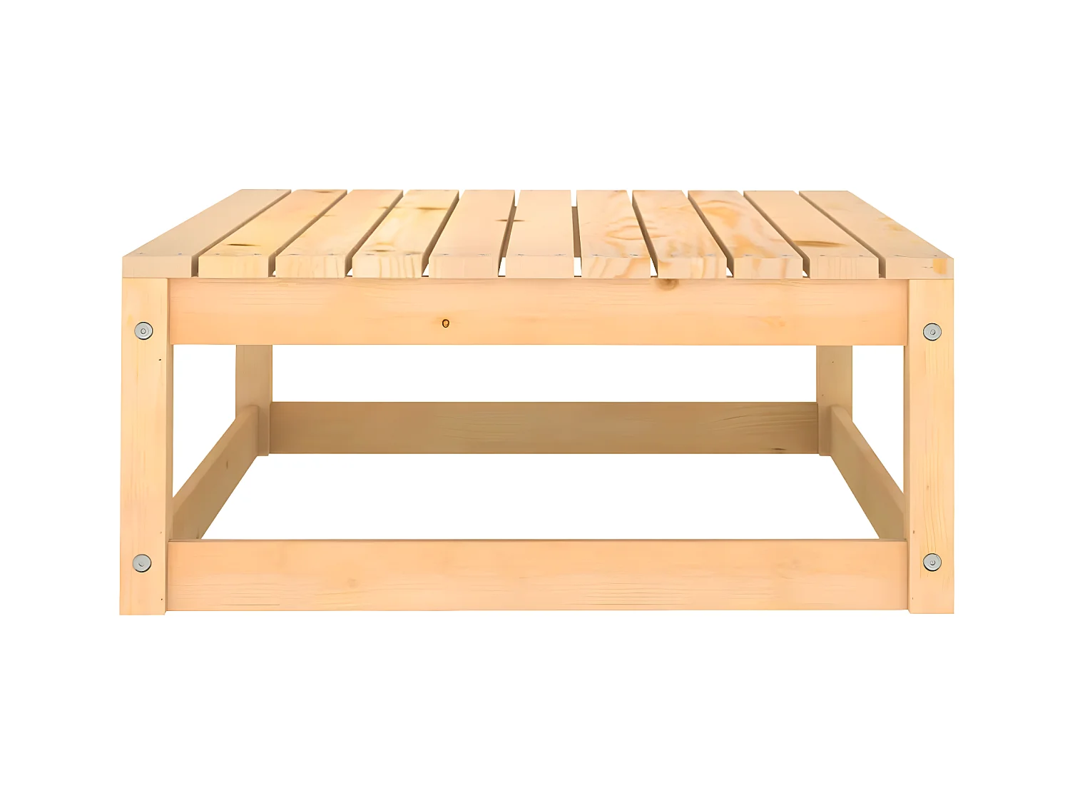 Sofá de jardín con cojines 2 uds madera maciza de pino ES92432