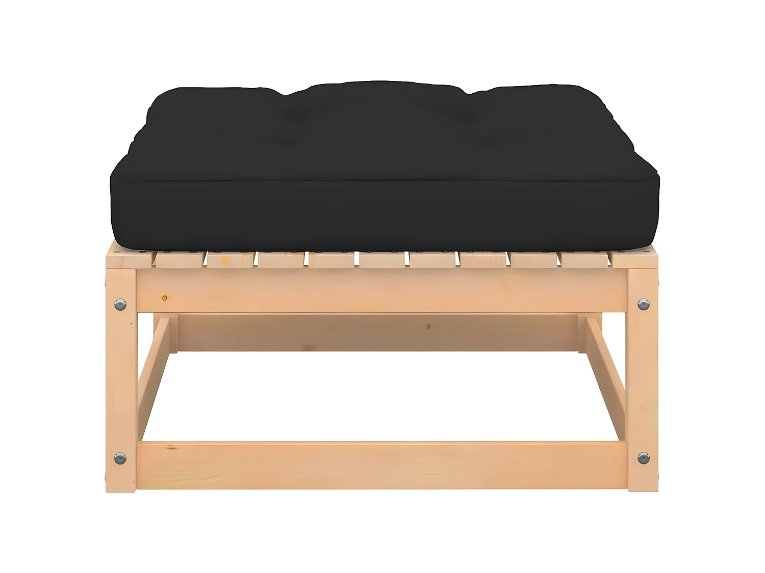 2 pcs Canapés de jardin avec coussins Pin massif LQF87594