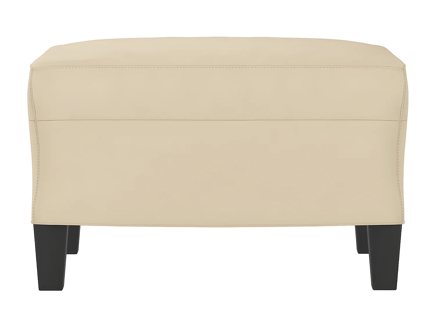 Repose-pied Crème 60x50x41 cm Tissu microfibre LQF93984