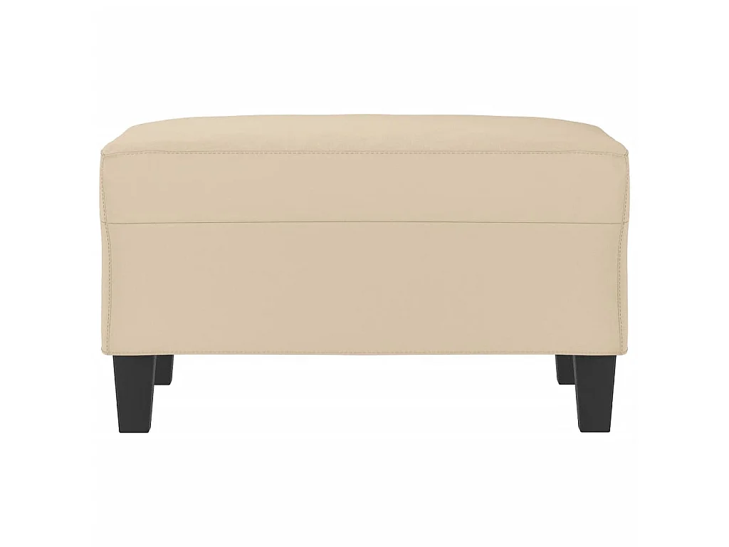 Repose-pied Crème 70x55x41 cm Tissu microfibre LQF20234