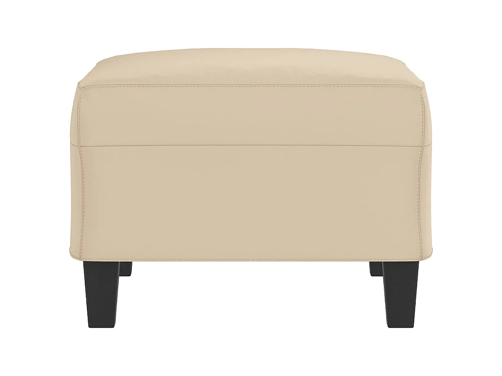 Repose-pied Crème 70x55x41 cm Tissu microfibre LQF20234