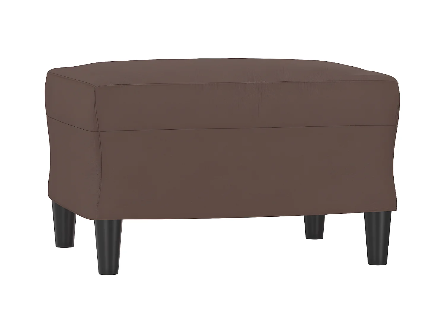 Repose-pied Marron 60x50x41 cm Similicuir LQF95079